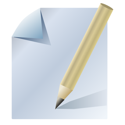 Download free pencil sheet paper icon